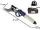 BullMach ARTEMIS 45 Pro - Tijera el&eacute;ctrica de poda con p&eacute;rtiga - 150/210 cm