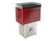 Linea VZ QBY - Barbacoa pirol&iacute;tica de pellets port&aacute;til roja