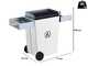 Linea VZ Party Bianco - Barbacoa pirol&iacute;tica para pellets con ruedas