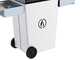 Linea VZ Party Bianco - Barbacoa pirol&iacute;tica para pellets con ruedas
