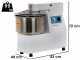 Euromech EMF 30 - Amasadora de espiral capacidad 25 kg - Monof&aacute;sica
