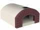 Linea VZ Capri - Horno de le&ntilde;a de empotrar con superficie de cocci&oacute;n 72x70 cm - Capacidad de cocci&oacute;n 3 pizzas