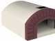 Linea VZ Capri - Horno de le&ntilde;a de empotrar con superficie de cocci&oacute;n 72x70 cm - Capacidad de cocci&oacute;n 3 pizzas