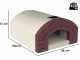 Linea VZ Capri - Horno de le&ntilde;a de empotrar con superficie de cocci&oacute;n 72x70 cm - Capacidad de cocci&oacute;n 3 pizzas