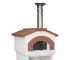 Linea VZ Ponza - Horno de le&ntilde;a de exterior con base - C&aacute;mara de cocci&oacute;n 55x59 cm