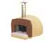 Linea VZ Etna - Horno de le&ntilde;a de exterior con superficie de cocci&oacute;n &Oslash; 85 cm - Capacidad: 3 pizzas