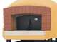 Linea VZ Etna - Horno de le&ntilde;a de exterior con superficie de cocci&oacute;n &Oslash; 85 cm - Capacidad: 3 pizzas