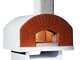 Linea VZ Portici - Horno de le&ntilde;a de exterior con base de hormig&oacute;n - C&aacute;mara de cocci&oacute;n 72x70 cm