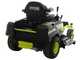 Ryobi ZTRX107 - Tractor cortac&eacute;sped a bater&iacute;a de radio cero - 72V/20Ah - corte de 107 cm - 2en1