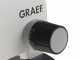 Graef SKS 500 Silver - Cortadora de fiambre 2 en 1 con cortaverduras - Cuchilla de 170 mm