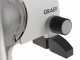 Graef SKS 500 Silver - Cortadora de fiambre 2 en 1 con cortaverduras - Cuchilla de 170 mm