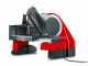 Graef SKS 500 Rossa - Cortadora de fiambre 2 en 1 con cortaverduras - Cuchilla de 170 mm