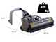 BullMach Estia 160 - Trituradora lateral de brazo para tractor - Serie media