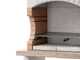 Palazzetti Cordoba - Barbacoa Module Grill de obra para le&ntilde;a y carb&oacute;n