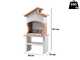 Palazzetti Cordoba - Barbacoa Module Grill de obra para le&ntilde;a y carb&oacute;n