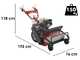 Ginko TT690 - Desbrozadora de ruedas profesional de martillos - Motor Honda GX270