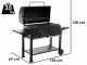 RoyalFood CB 3500 XL - Barbacoa de carb&oacute;n MAXI formato