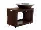 RoyalFood COR-4250 - Barbacoa de le&ntilde;a en Corten