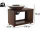 RoyalFood COR-4250 - Barbacoa de le&ntilde;a en Corten