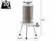 Enotecnica Pillan Carezza - Hidroprensas para frutas 40 L - Jaula INOX