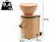 Mockmill Lino 200 - Molino de harina con piedra de madera - 600W