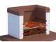 Linea VZ Toscana - Barbacoa de obra para le&ntilde;a y madera