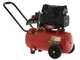 Fini Siltek TB 24 - Compresor de aire el&eacute;ctrico monof&aacute;sico, sin aceite - Motor 1.5 HP - 24 L