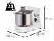 Resto Italia Pina MO 10 VV - Amasadora de espiral con velocidad variable - 6 kg
