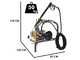 Comet PTO TWN 8025 30/170 - Hidrolimpiadora profesional para tractor - 170bar - 350 l/h