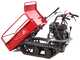 Blue Bird 310-SHL 1200 - Biotrituradora autopropulsada de orugas con carretilla a motor - Motor Loncin G420F