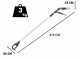 Campagnola Alice STAR 58 PLUS - P&eacute;rtiga aluminio de 150-220 cm - Vareador de aceitunas el&eacute;ctrico
