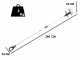 Campagnola Alice STAR 58 PLUS - P&eacute;rtiga aluminio de 150-220 cm - Vareador de aceitunas el&eacute;ctrico