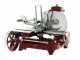 BERKEL B3- Cortadora de fiambre de volante con pedestal con cuchilla de acero al cromo de 300 mm - Roja