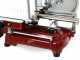 BERKEL B3- Cortadora de fiambre de volante con pedestal con cuchilla de acero al cromo de 300 mm - Roja