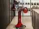 BERKEL B3- Cortadora de fiambre de volante con pedestal con cuchilla de acero al cromo de 300 mm - Roja