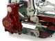 Berkel Tribute Roja - Cortadora de fiambre de volante con pedestal - Cuchilla de acero cromado de 300 mm