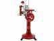 Berkel Tribute Roja - Cortadora de fiambre de volante con pedestal - Cuchilla de acero cromado de 300 mm