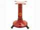 Berkel Tribute Roja - Cortadora de fiambre de volante con pedestal - Cuchilla de acero cromado de 300 mm