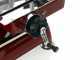 Berkel Tribute Roja - Cortadora de fiambre de volante con pedestal - Cuchilla de acero cromado de 300 mm
