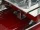 Berkel Tribute Roja - Cortadora de fiambre de volante con pedestal - Cuchilla de acero cromado de 300 mm