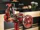 BERKEL B114 - Cortadora de fiambre de volante con pedestal - Cuchilla de acero al cromo de 320 mm - Roja