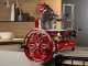 BERKEL B114 - Cortadora de fiambre de volante con pedestal - Cuchilla de acero al cromo de 320 mm - Roja