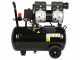 FIAC SUPERSILENT 24/1 - Compresor de aire el&eacute;ctrico monof&aacute;sico silencioso, sin aceite - Motor 1 HP - 24 L
