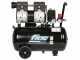 FIAC SUPERSILENT 24/1 - Compresor de aire el&eacute;ctrico monof&aacute;sico silencioso, sin aceite - Motor 1 HP - 24 L