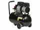 FIAC SUPERSILENT 24/1 - Compresor de aire el&eacute;ctrico monof&aacute;sico silencioso, sin aceite - Motor 1 HP - 24 L