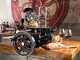 Berkel Tribute Negra - Cortadora de fiambre de volante - Cuchilla de acero cromado de 300 mm