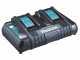 Cargador de bater&iacute;as doble Makita DC18RD
