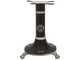 Berkel Tribute Negra - Cortadora de fiambre de volante con pedestal - Cuchilla de acero cromado de 300 mm