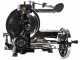 Berkel B114 Negra - Cortadora de fiambre de volante con pedestal - Cuchilla de acero cromado de 320 mm