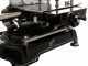 Berkel B114 Negra - Cortadora de fiambre de volante con pedestal - Cuchilla de acero cromado de 320 mm